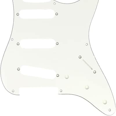 8-Hole Guitar Strat Pickguard for  Vintage Style Stratocaster, 3Ply Parchment image 1