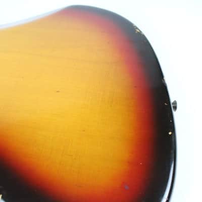 1969 Vintage Fender Jazz Bass Alder 4-Bolt Sunburst BODY ~Original Finish~ 1960s USA Early-CBS image 12