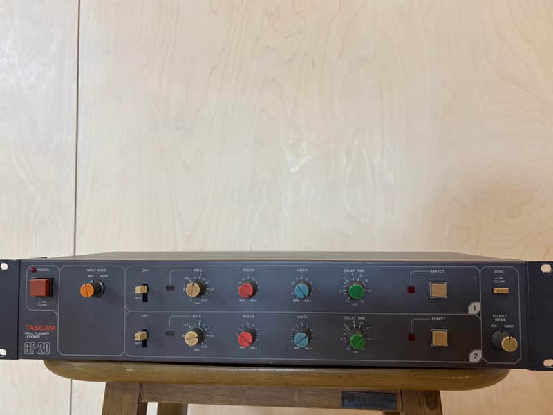 TASCAM CF-20 Dual Chorus / Flanger Analog BBD Rack ! image 1