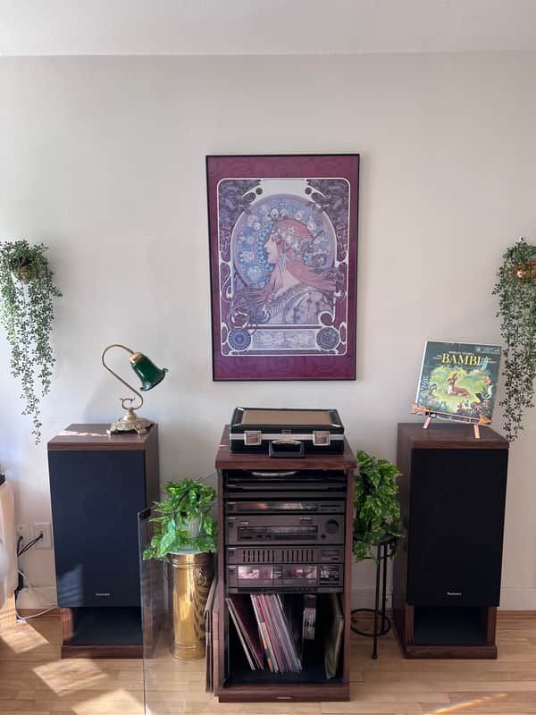 Technics SD-A600,A610,A620,A630 with added Bluetooth receiver 1987 - Faux Wood