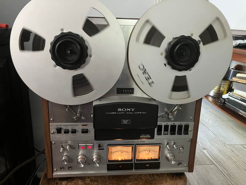 PLEASE READ AD!!! Sony TC-755 1/4” 10.5 inch Auto Reverse Reel to Reel Tape Deck Recorder