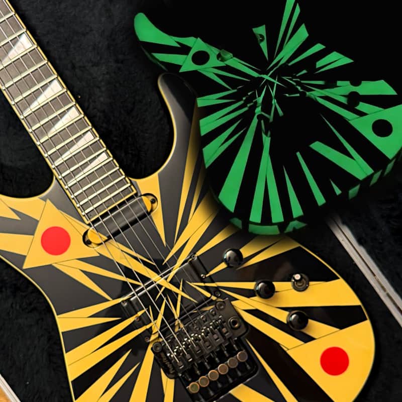 Jackson USA Custom Shop Soloist '89 - Rising Sun GLOW IN THE DARK Finish - All Original & EXTRA RARE image 1
