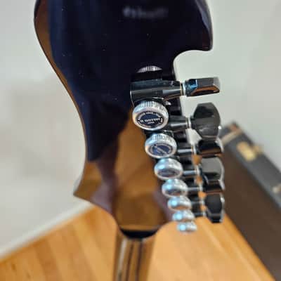 Grzenia 7 string guitar, single-cut with Firebird style headstock image 9