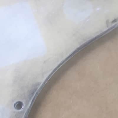 1980s Vintage Fender MIJ Japan 57 Reissue Strat Pickguard White Aged Relic Stratocaster JV image 7