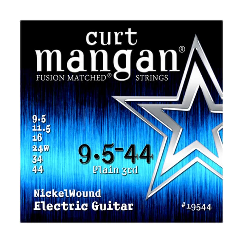 Curt Mangan 9.5-44 Nickel Wound Set image 1