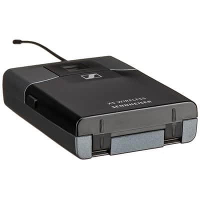 Sennheiser SK XSW Wireless Bodypack Transmitter – A Range Bundle with 4X Blucoil AA Batteries & Polishing Cloth – Rugged Design, Secure Transmission, and Extended Battery Life, (SK-XSW-A),Black image 7