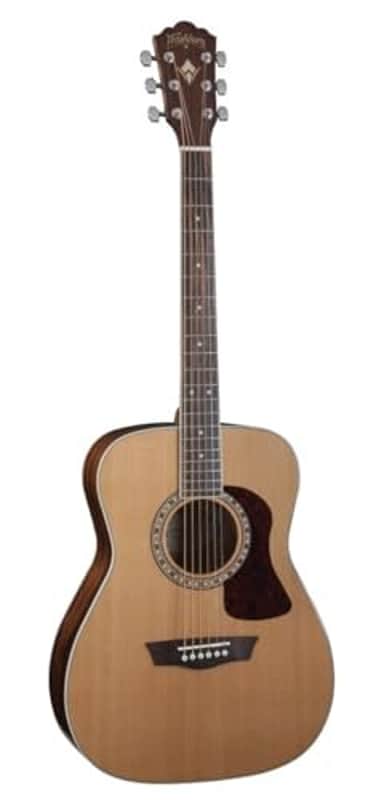 Washburn Heritage 10 Series Folk Acoustic Guitar, Natural (HF11S-O-U) image 1