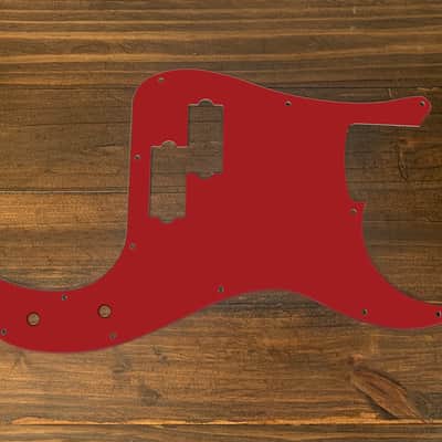 P Bass style Pickguard 2021 by Carmedon Candy Apple Red(matte) image 1
