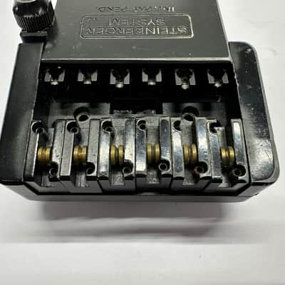 Original Vintage USA Steinberger Guitar S-Trem Tremolo Bridge 1980s Black image 4