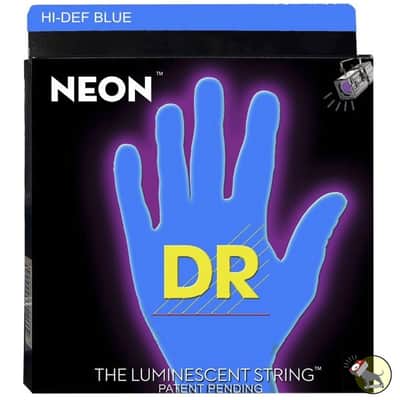 DR NBB5-45 Hi-Def Neon 5-String Bass Strings - Medium (45-125)