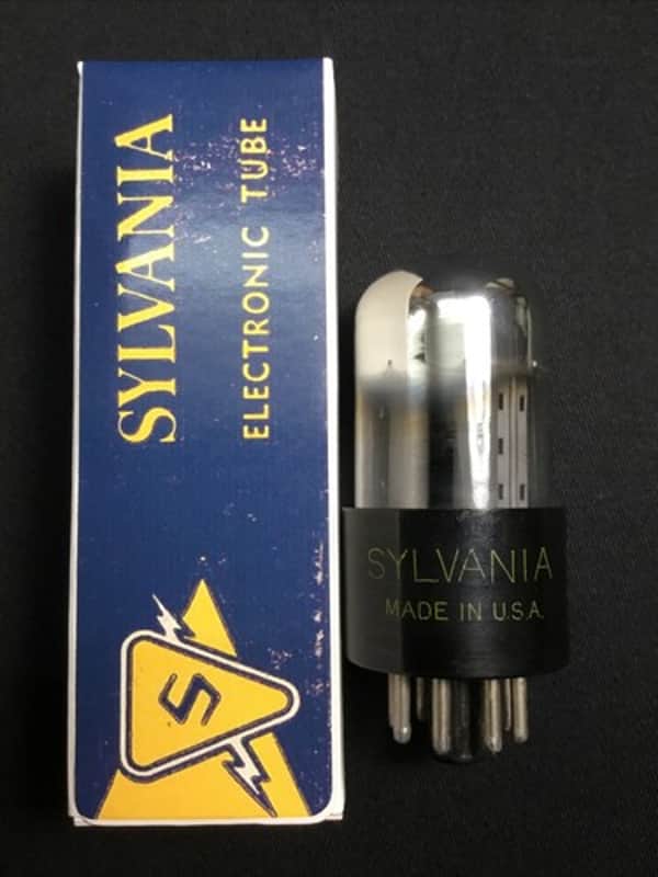 SYLVANIA 6SL7GT Audio Amplifier RADIO VACUUM TUBE Tested Strong USA 3.2786-D image 1
