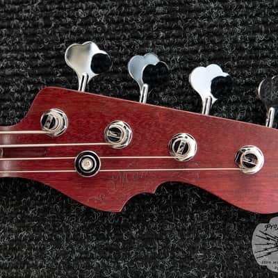 Momose MJ2-PH Jazz Bass – Purpleheart Neck – Burner Ash – MIJ image 13
