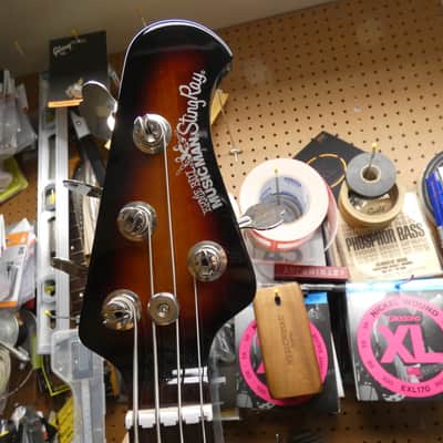 Ernie Ball Music Man Stingray Neck Through 2015 - Vintage Sunburst image 4