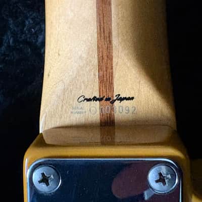 Fender TL-52 Telecaster - Butterscotch Blonde - 1998 90s vintage CIJ Crafted in Japan, like MIJ Made in Japan or AVRI image 6