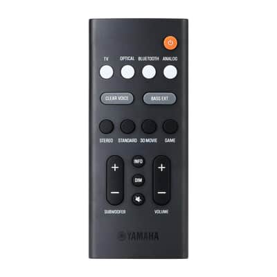 Yamaha SR-C30A 2.1-Channel Compact Sound Bar with Wireless Subwoofer, Black image 4