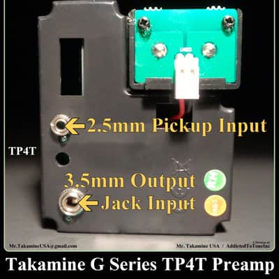 Takamine G Series TP4T Preamp / NOS / Original Revision / Authorized Dealer image 5