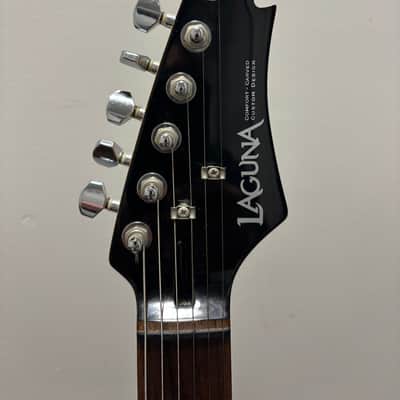 Laguna LE122 Sunburst Electric Guitar w Strap image 3