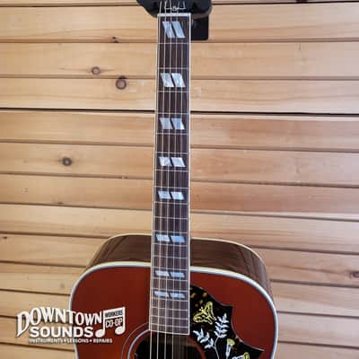 Gibson Hummingbird Standard Rosewood with Gibson Hard Case - LR Baggs VTC, Rosewood Burst image 5
