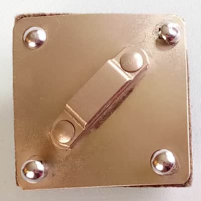 Gretsch Diamond Mount Ride Tom Shell/Bass Drum Rail Bracket Nickel Black Felt50s image 1