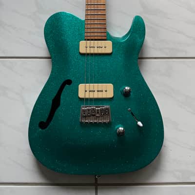Chapman ML3 Pro Semi Hollow 2022 - Aventurine Green image 2