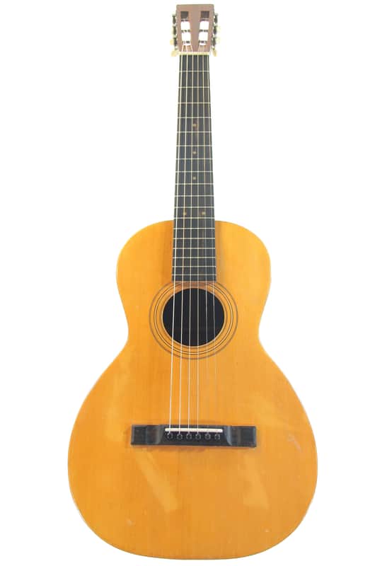 Washburn parlor size ~1900 - cool player with a big sound - similar to a Martin parlor guitar + video! image 1