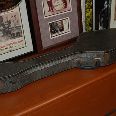 1960's Vintage Californian by Domino Phantom Style Dual Pickup Yellowed White Original Case image 11