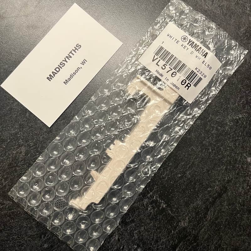 NEW Yamaha Replacement D Key (Yamaha C61K6 Keybeds) (VL57010R/VA850100) for SY22/35/55, DX11, DS55, S30, AN1X, CS6X, V50, W7, YS200, and Korg 707 image 1