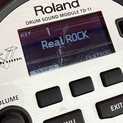 Roland TD-11 V-Drums Drum Sound Module w Cable Harness Power Supply Mount image 3