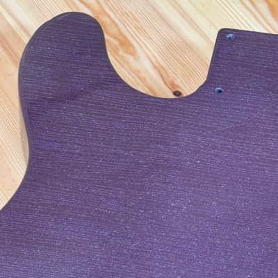 2050g Kohlin Guitars T-Type Roasted Pine replacement body Aged Nitro Relic Vintage purple sparkle Made in Sweden image 7