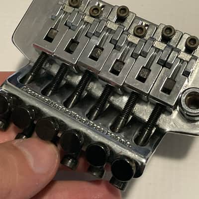 2000's Korean Ibanez RG Series ILT101 Chrome Floyd Rose Single Locking Tremolo Bridge image 13