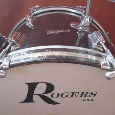 Rogers USA Holiday Cleveland 1960s Black Drum Kit image 5