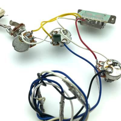 Vintage Fender MIJ 5-Way Stratocaster Wiring Harness - White - 1980’s-90’s image 4