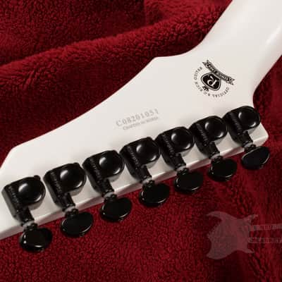 B.C. Rich Warlock Legacy Extreme 7 with Floyd Rose - Gloss Glitter Rock White image 12