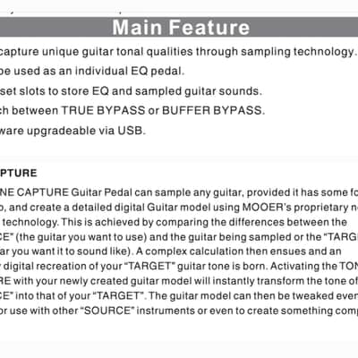MOOER Tone Capture - Kemper for guitars ! image 8