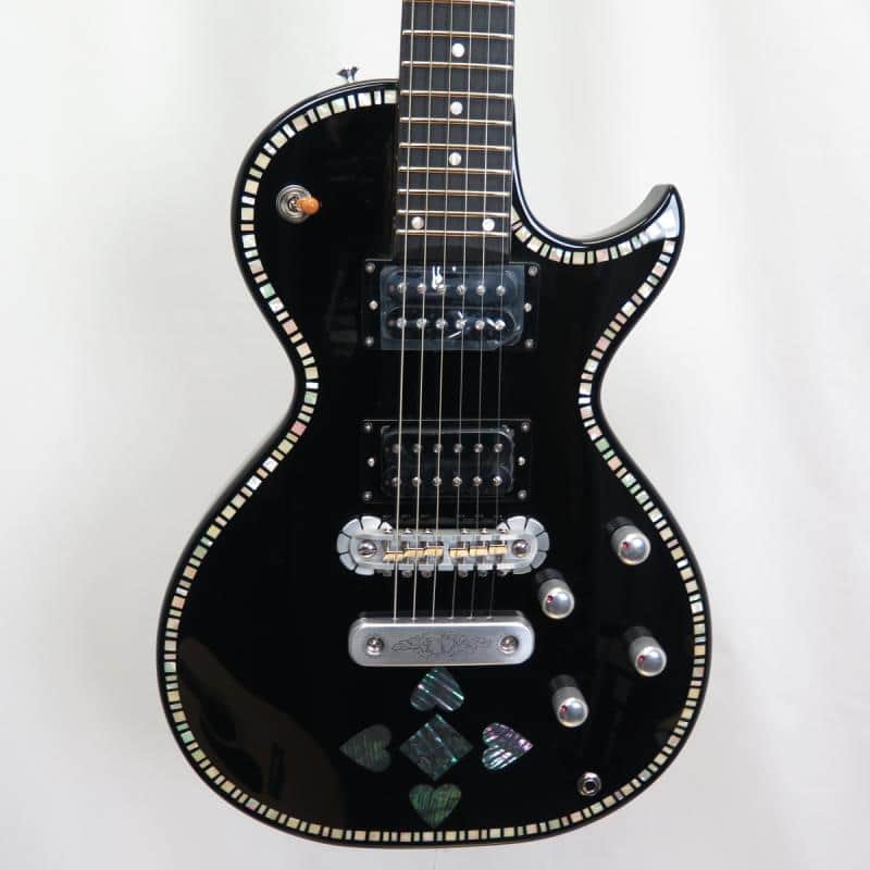Zemaitis SUJ-101-LTD13 Black Superior Heart w/OHSC image 1