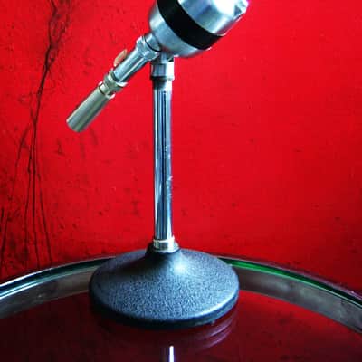 Vintage 1940's American D4T dynamic microphone harp mic Hi Z w Amphenol & Switchcraft adapters Altec Shure # 7 image 5