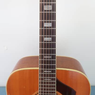 Vintage 1960's Eko Rio Bravo XII Made in Italy 12 String Acoustic Guitar Works Great Solid Player Low Action Sounds Huge Vox image 8