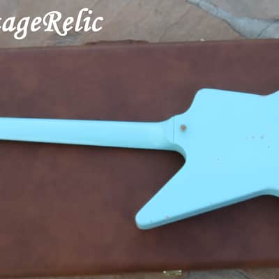 aged RELIC 2018 Gibson Explorer KERRY GREEN Historic Conversion DiMarzio PAFs  7.5# image 6
