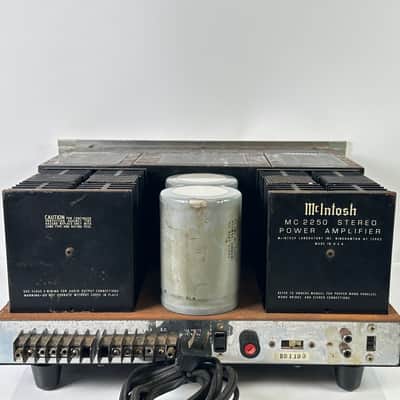 McIntosh MC2250 Stereo Power Amplifier Made in USA image 10