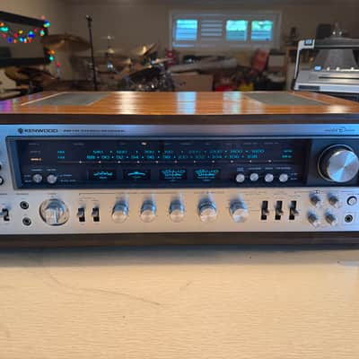 Kenwood Model Eleven AM FM Stereo Receiver Fresh Pro Service Near Mint Champagne image 2