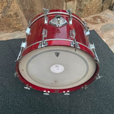Tama Superstar 22x14 Bass Drum Cherry Wine - 80's image 12