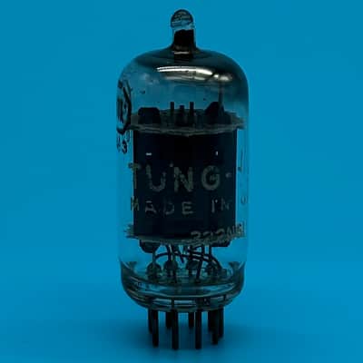 1960s Tung Sol 12AU7A ECC82 Vintage Long Plate Halo Getter Preamp Tube! T339 image 2