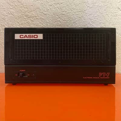 Casio PT-7 29 Key Ribbon Touch Mini Synthesizer 1982 - 1984 - Black image 2