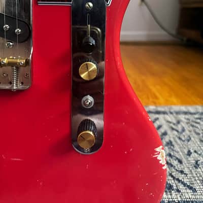 Quint Guitars #07 Jazzcaster - Fiesta Red image 7