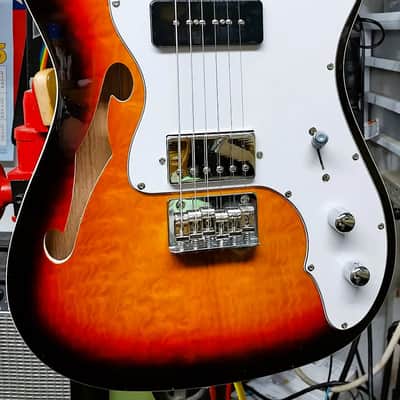 Thinline Telecaster style Major Upgrades GEARit GTL-200 Shoreline Thinline Tele wGB image 1