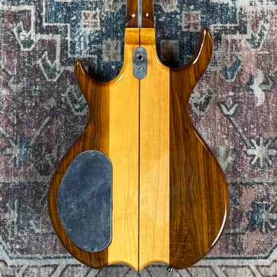 1979 Kramer DMZ6000B Vintage Natural Aluminum Neck Made In USA Dimarzio PJ Bass Guitar W/ Gigbag! image 8