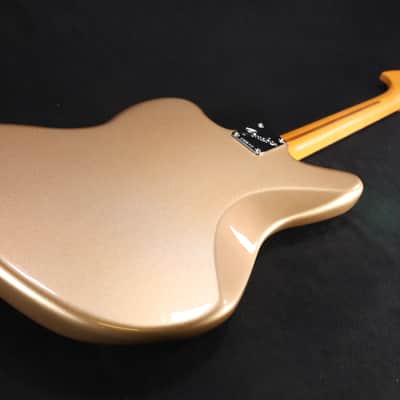 Fender American Professional Classic Jaguar Rosewood Fingerboard Faded Firemist Gold 665 image 5