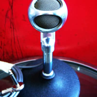 Vintage 1950's Electro-Voice 638 Omnidirectional Dynamic Microphone Hi Z harp mic w Belden 8401 model cable 606 605 607 664 image 5