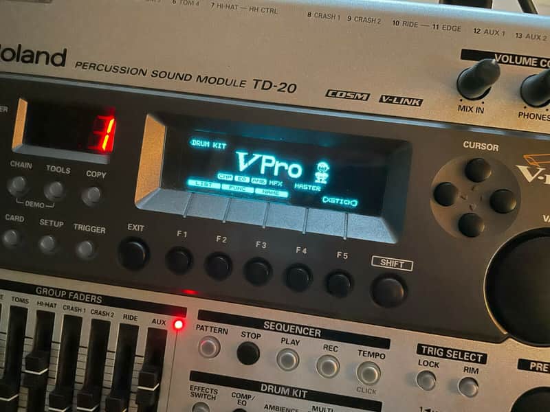 Wot Tech replacement OLED lcd for Roland td-20 td-12 drum modules image 1