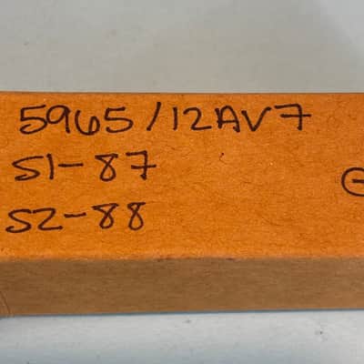 1965 General Electric 5965 12AV7 Vintage GE Gray Plate Side Getter Tube! T513 image 6